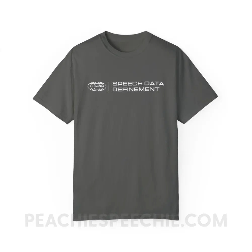 Speech Data Refinement Comfort Colors Tee - Pepper / S - T-Shirt peachiespeechie.com