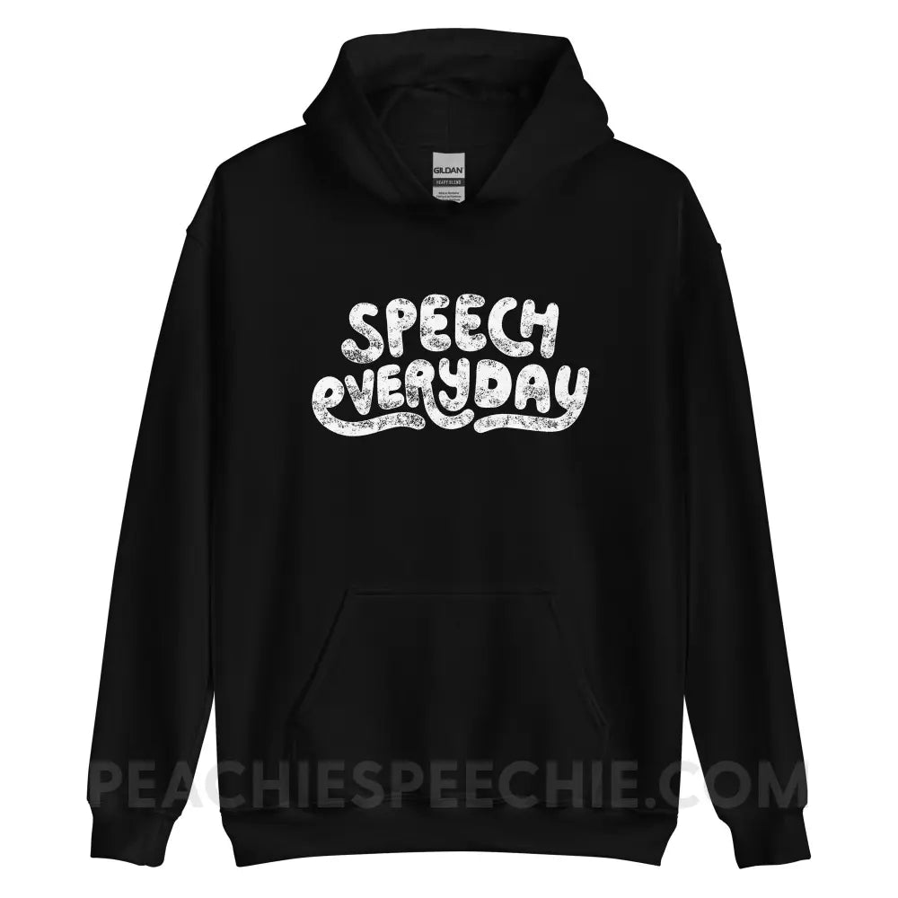 Speech Everyday Classic Hoodie - Black / S - peachiespeechie.com