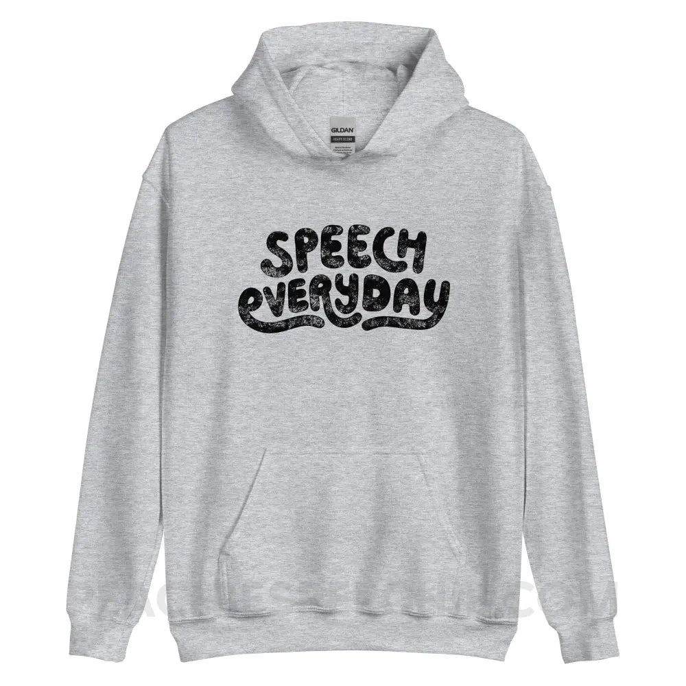 Speech Everyday Classic Hoodie - Sport Grey / S - peachiespeechie.com
