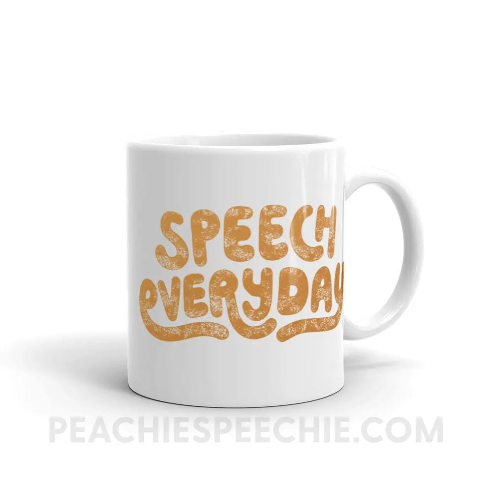 Speech Everyday Coffee Mug - 11oz - peachiespeechie.com