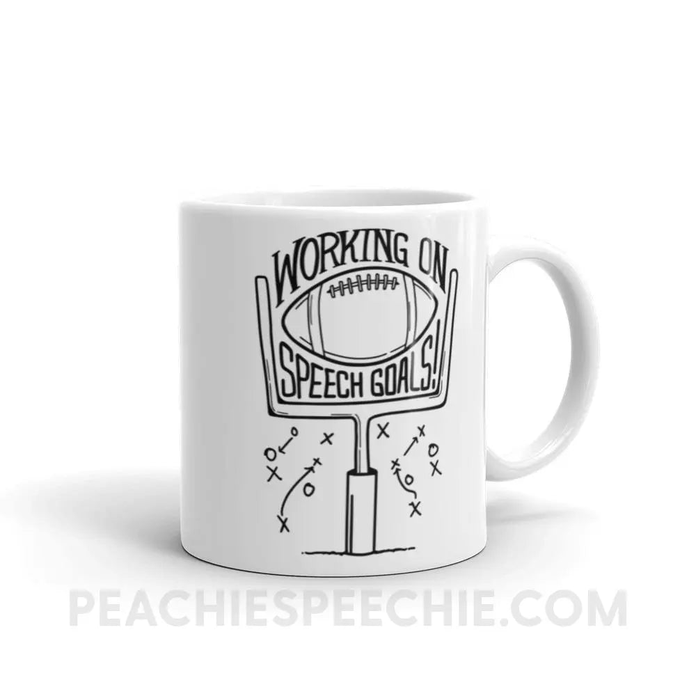 Speech Goals Coffee Mug - 11oz - Mugs peachiespeechie.com