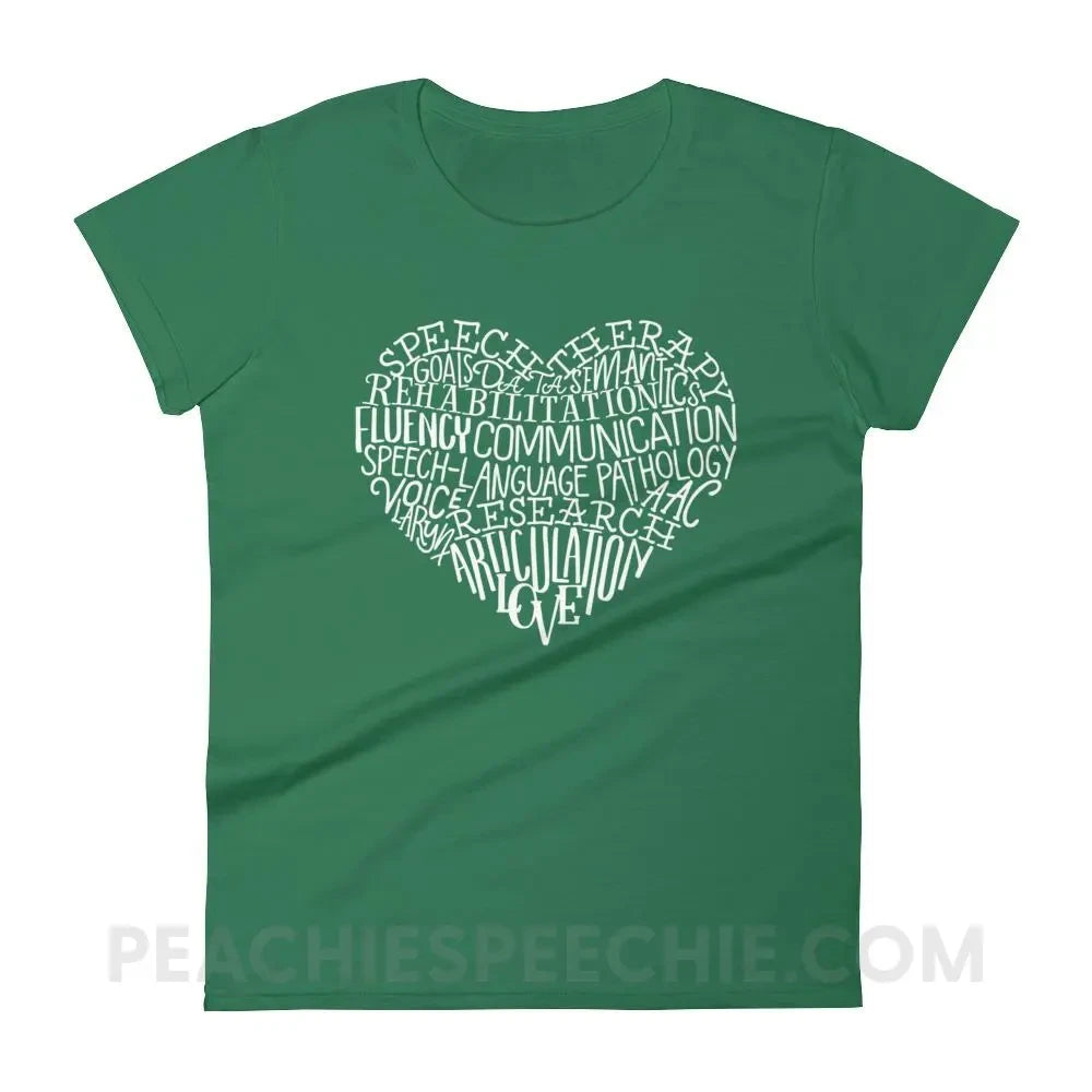 Speech Heart Women’s Trendy Tee - T-Shirts & Tops peachiespeechie.com