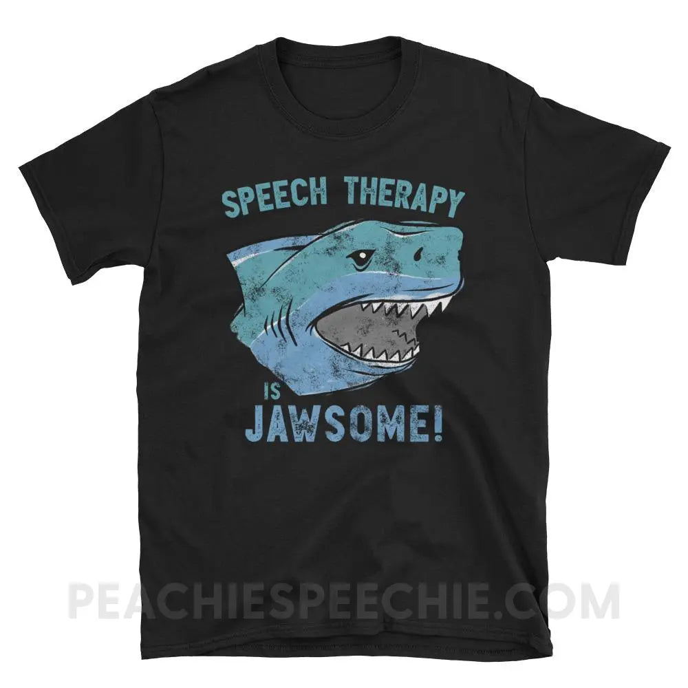 Speech Is Jawsome Classic Tee - Black / S T - Shirts & Tops peachiespeechie.com