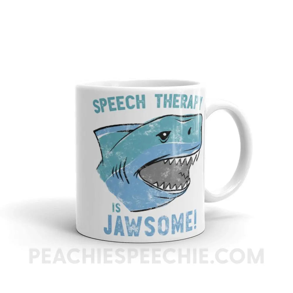 Speech Is Jawsome Coffee Mug - 11oz - Mugs peachiespeechie.com