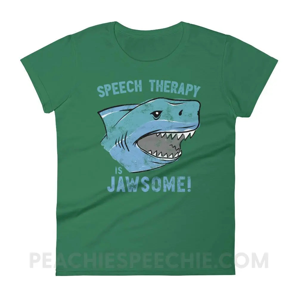 Speech Is Jawsome Women’s Trendy Tee - T-Shirts & Tops peachiespeechie.com