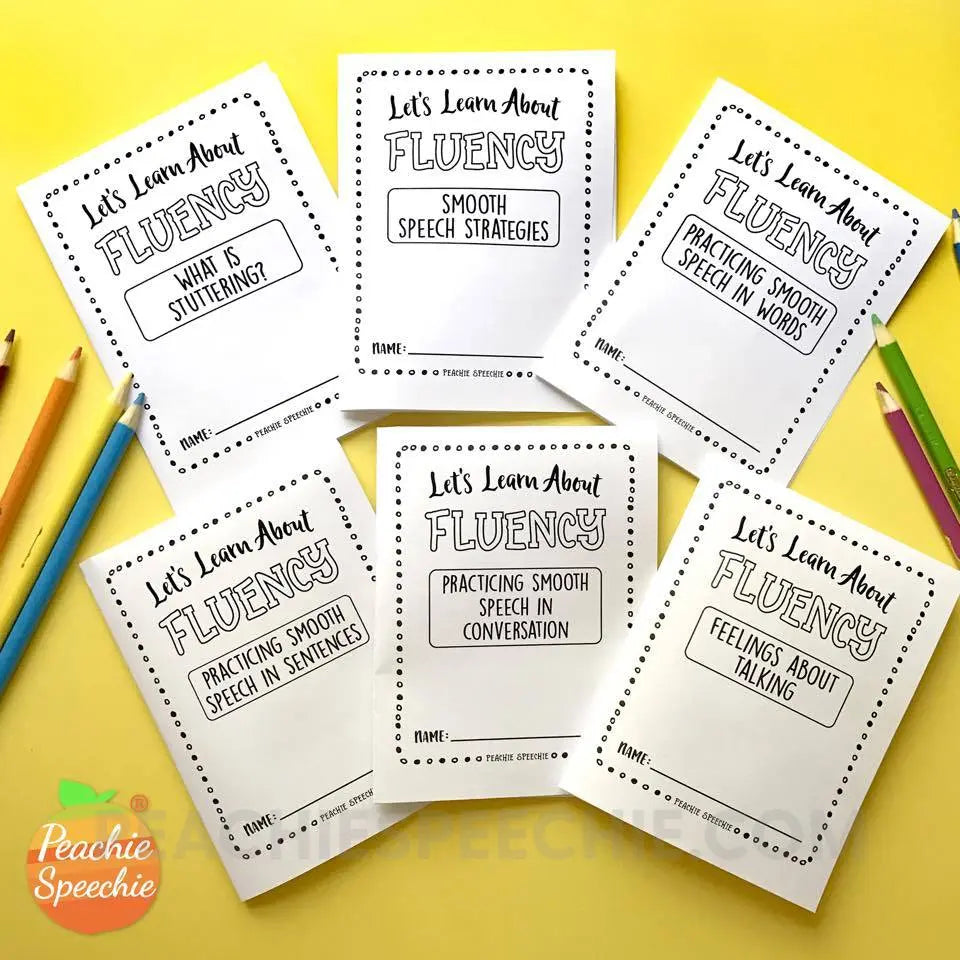 Speech and Language Fun Foldable Booklet BUNDLE - Materials peachiespeechie.com