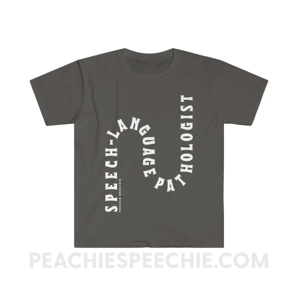 Speech-Language Pathologist Rollercoaster Classic Tee - Charcoal / S - T-Shirt peachiespeechie.com