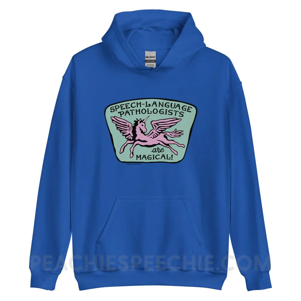 Speech-Language Pathologists Are Magical Classic Hoodie - Royal / S - peachiespeechie.com