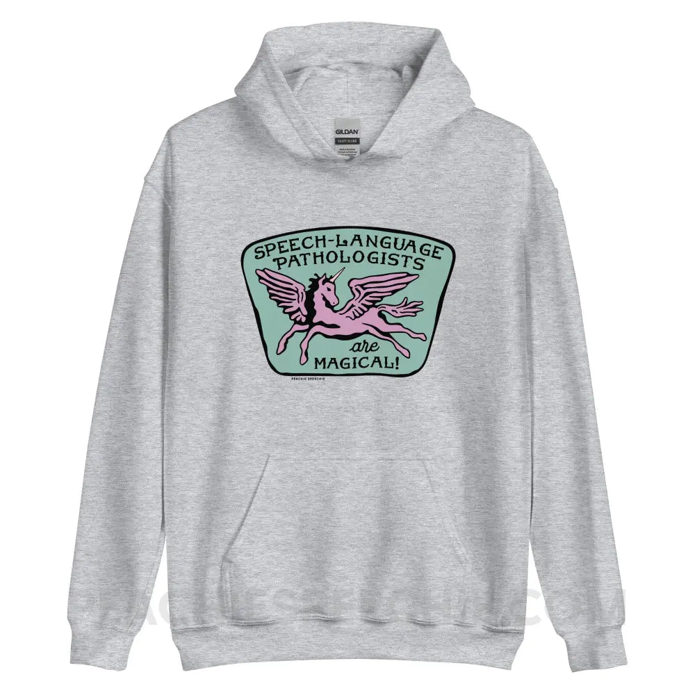 Speech-Language Pathologists Are Magical Classic Hoodie - Sport Grey / S - peachiespeechie.com