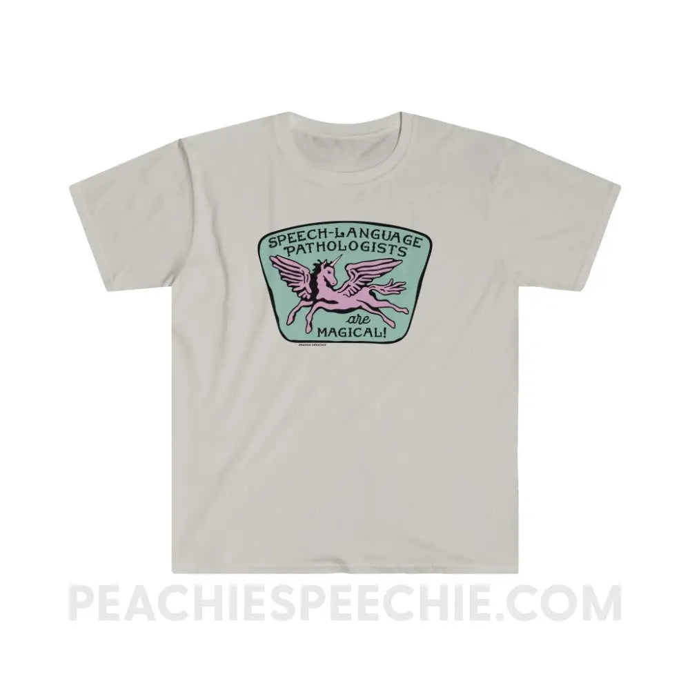 Speech-Language Pathologists Are Magical Classic Tee - Ice Grey / S T-Shirt peachiespeechie.com