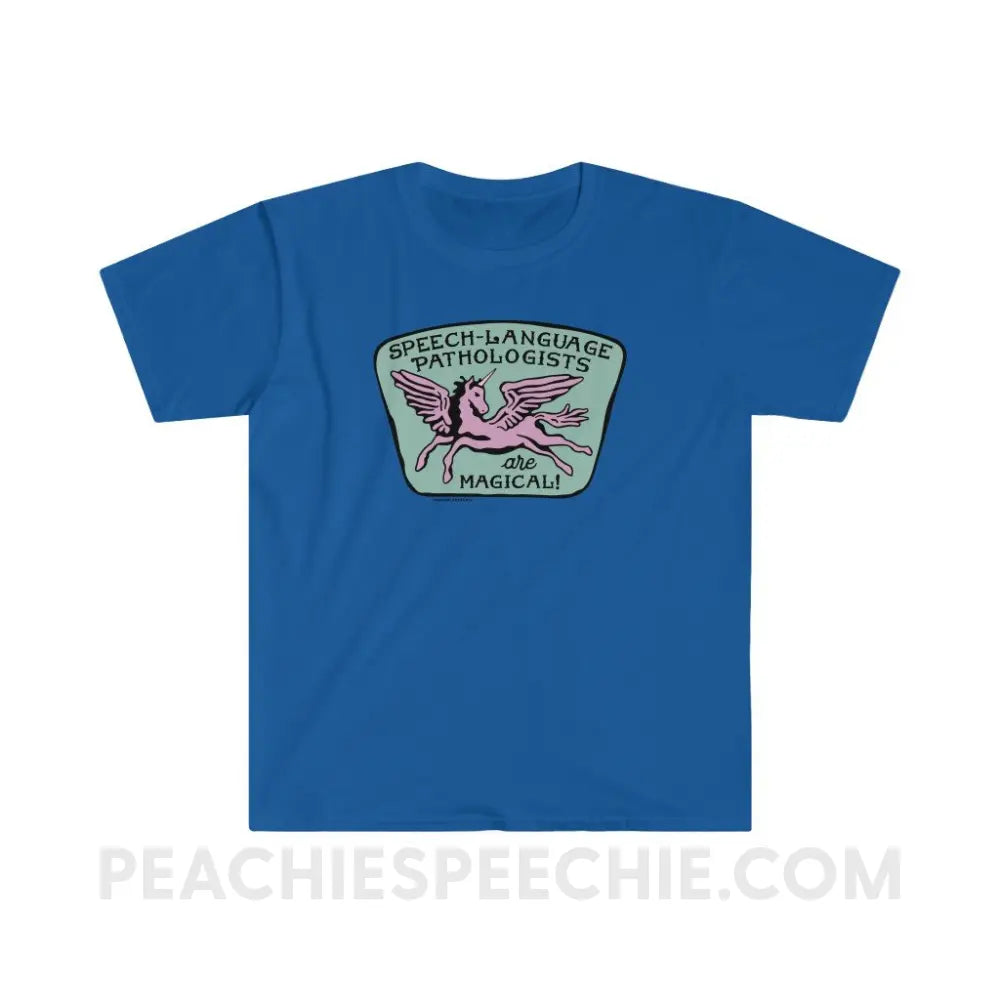 Speech-Language Pathologists Are Magical Classic Tee - Royal / S T-Shirt peachiespeechie.com