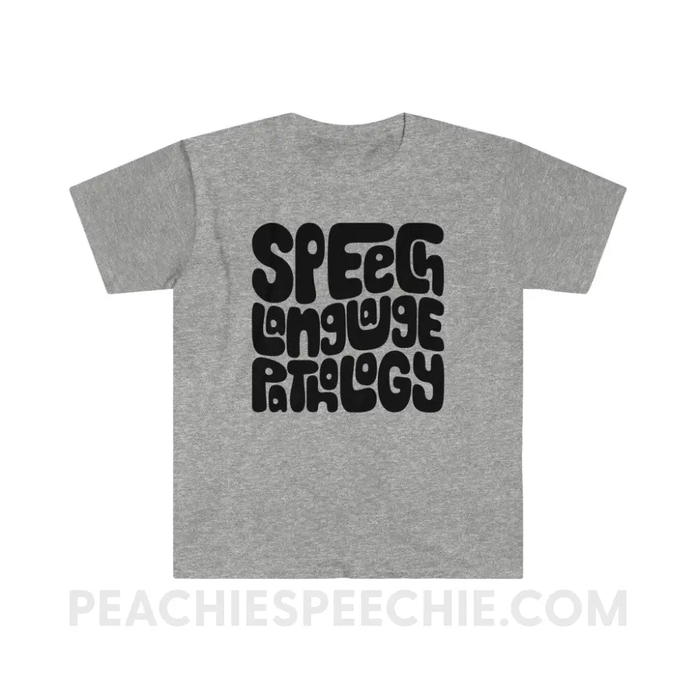 Speech Language Pathology Smush Classic Tee - Sport Grey / S - T-Shirt peachiespeechie.com