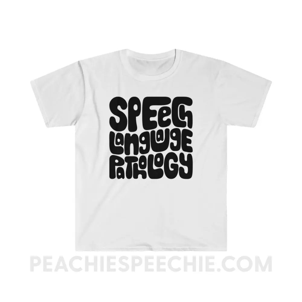 Speech Language Pathology Smush Classic Tee - White / S - T-Shirt peachiespeechie.com