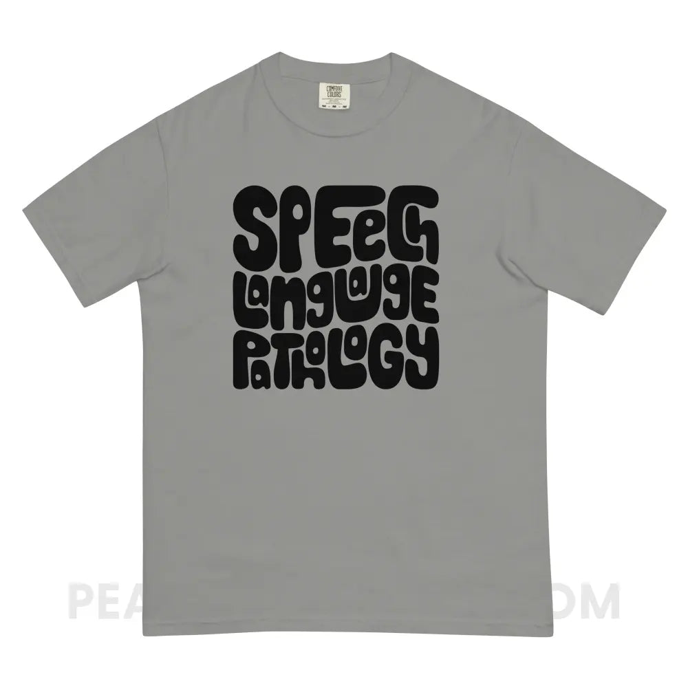 Speech Language Pathology Smush Comfort Colors Tee - Grey / S - T-Shirt peachiespeechie.com