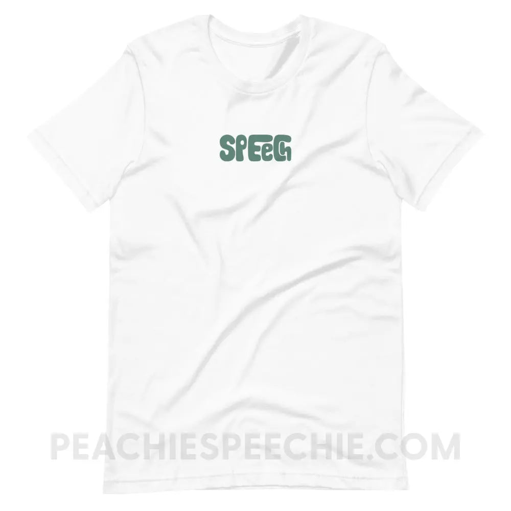 Speech Language Pathology Smush Premium Soft Tee - peachiespeechie.com