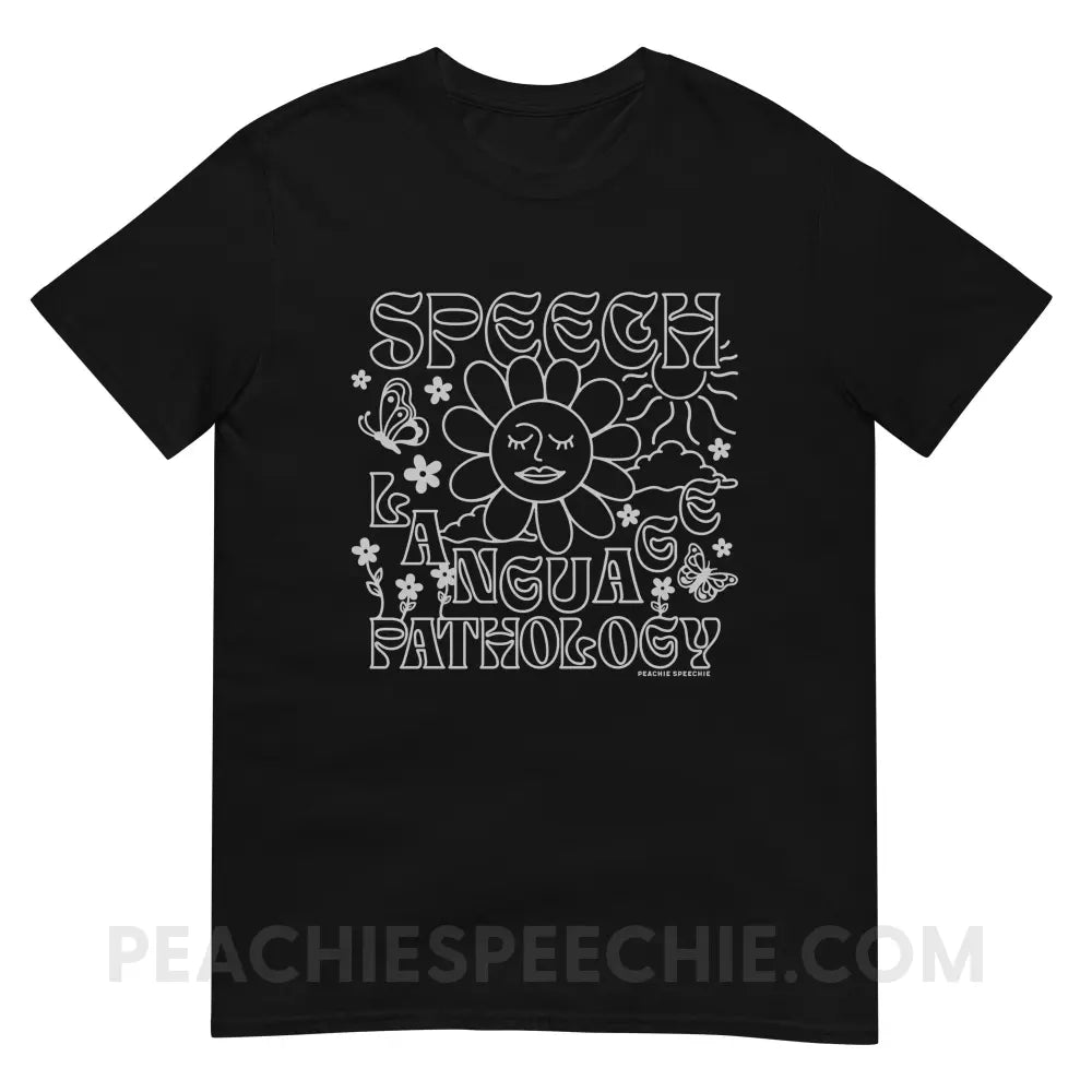 Speech Language Pathology Summer Classic Tee - Black / S T - Shirt peachiespeechie.com