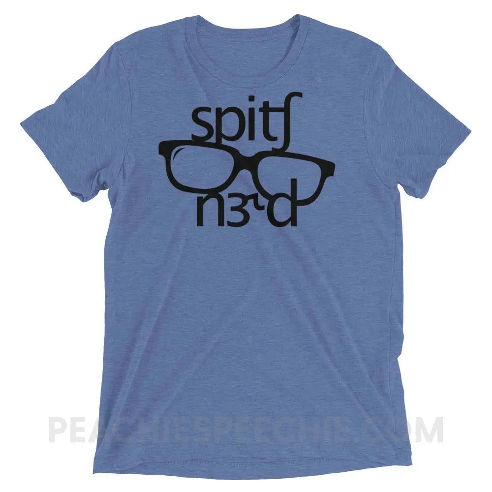 Speech Nerd in IPA Tri-Blend Tee - Blue Triblend / XS - T-Shirts & Tops peachiespeechie.com