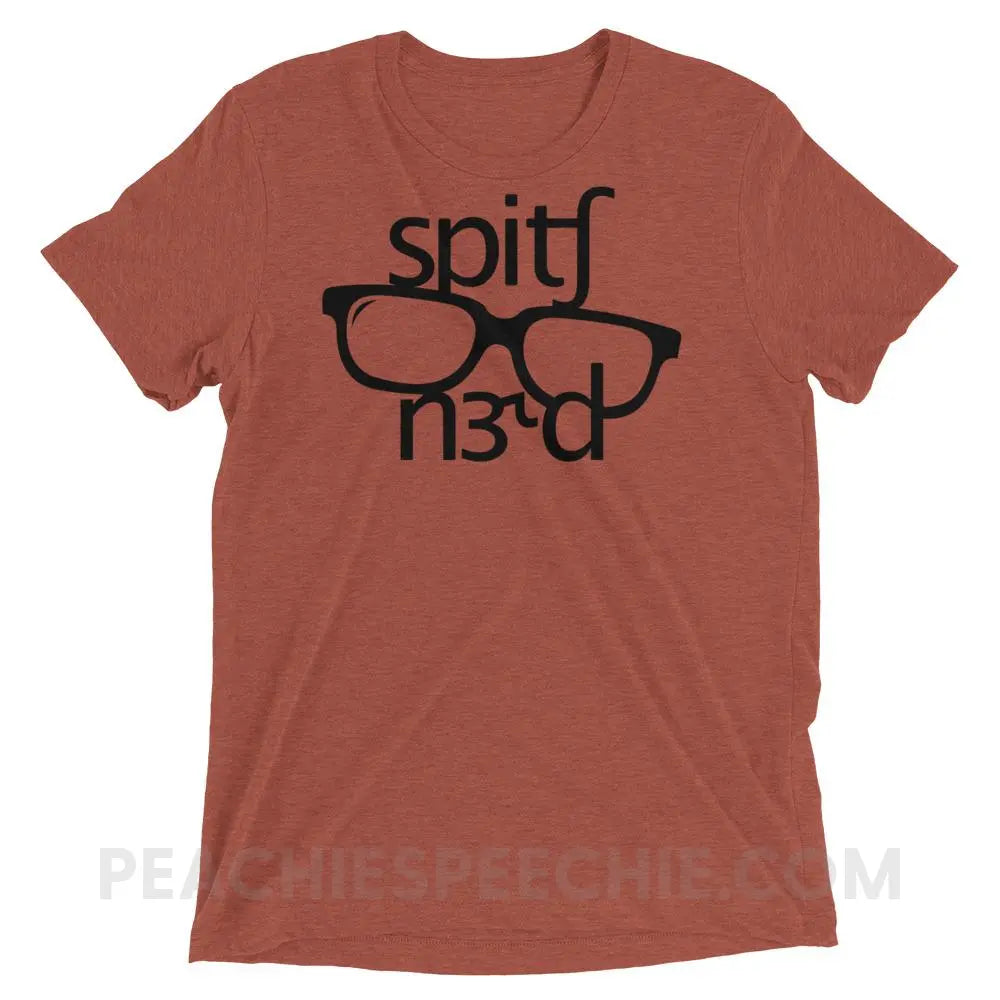 Speech Nerd in IPA Tri-Blend Tee - Clay Triblend / XS - T-Shirts & Tops peachiespeechie.com