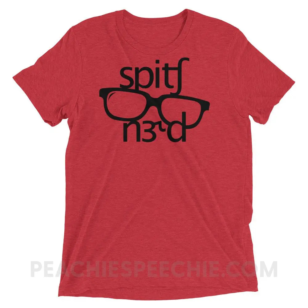 Speech Nerd in IPA Tri-Blend Tee - Red Triblend / XS - T-Shirts & Tops peachiespeechie.com