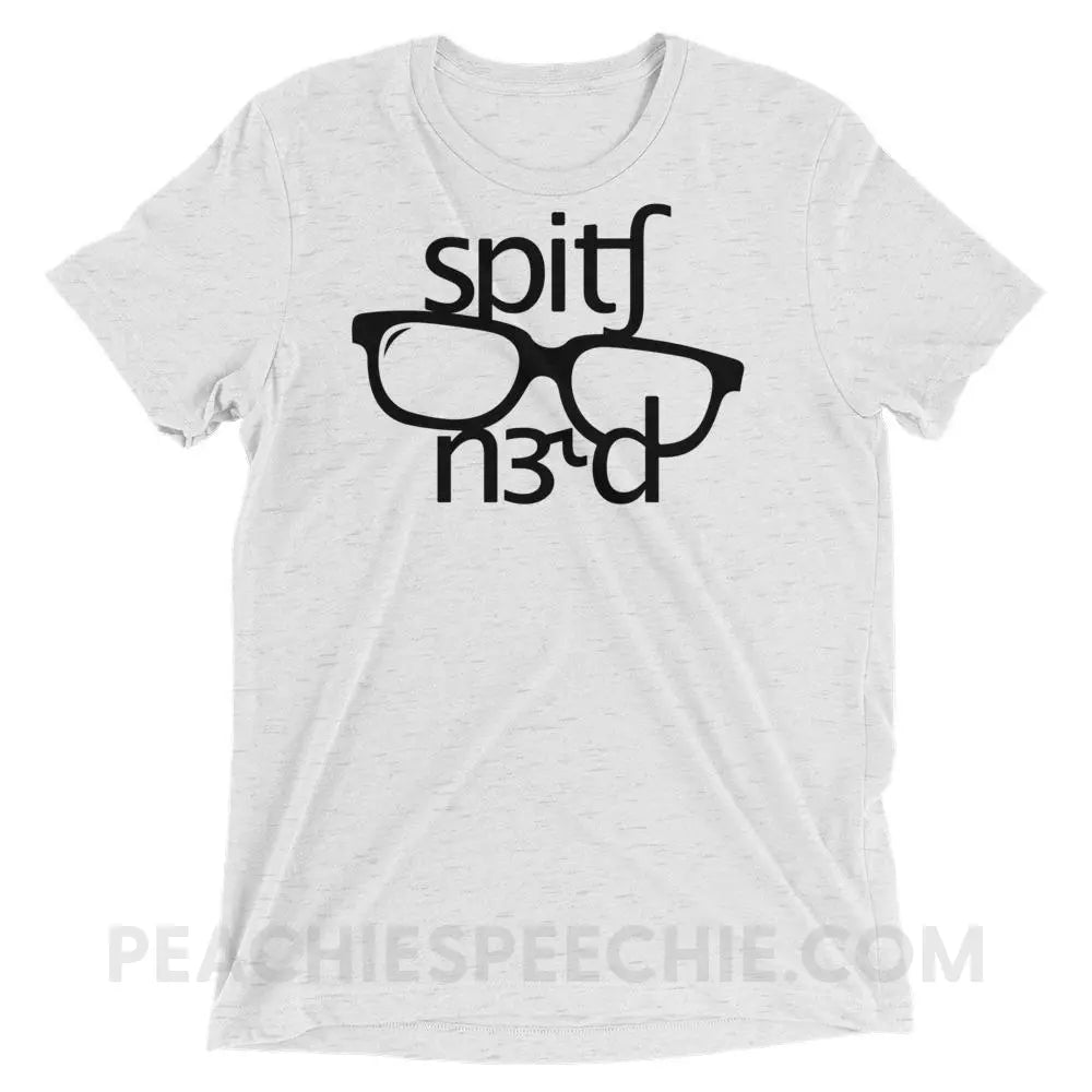 Speech Nerd in IPA Tri-Blend Tee - White Fleck Triblend / XS - T-Shirts & Tops peachiespeechie.com