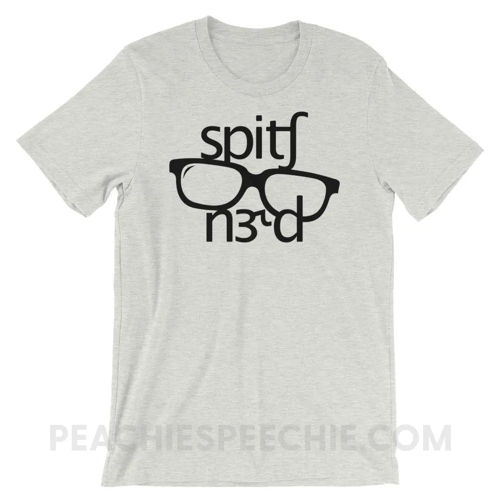 Speech Nerd in IPA Premium Soft Tee - Ash / S T-Shirts & Tops peachiespeechie.com