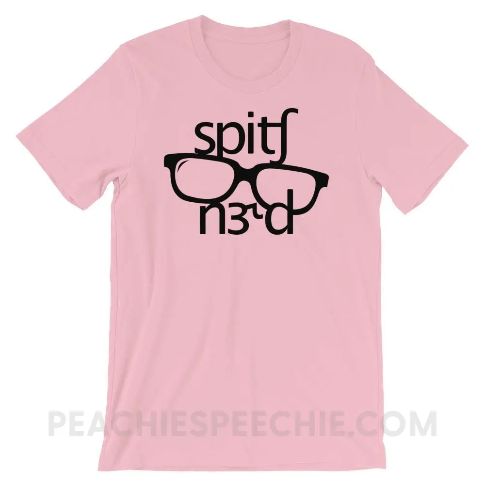 Speech Nerd in IPA Premium Soft Tee - Pink / S - T-Shirts & Tops peachiespeechie.com