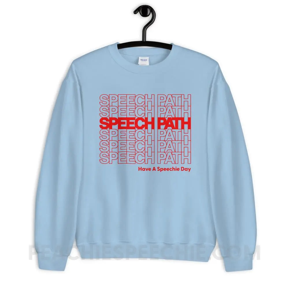 Speech Path Classic Sweatshirt - Light Blue / S - Hoodies & Sweatshirts peachiespeechie.com