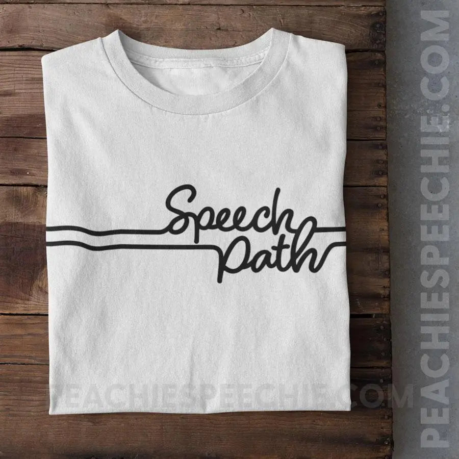 Speech Path Lines Classic Tee - T-Shirts & Tops peachiespeechie.com