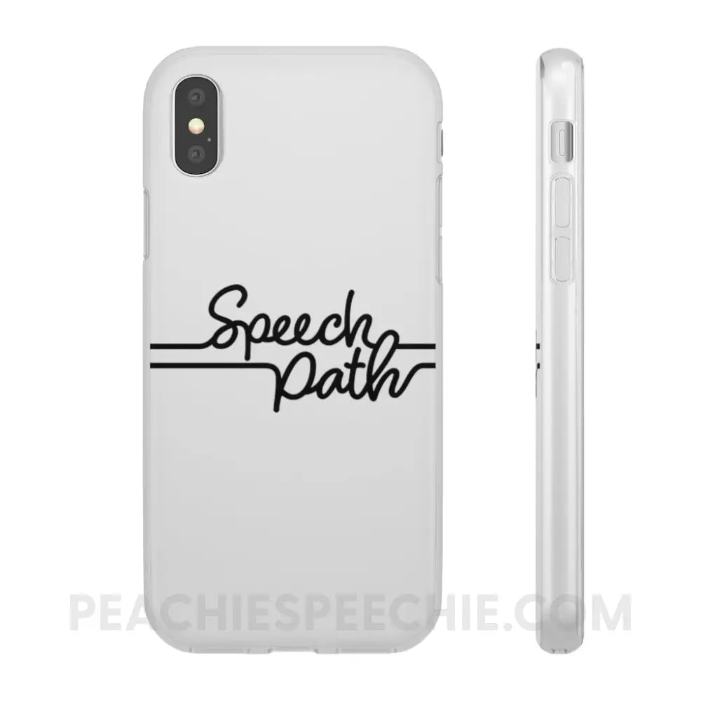 Speech Path Lines Phone Case (iPhone & Samsung) - iPhone X - Cases peachiespeechie.com