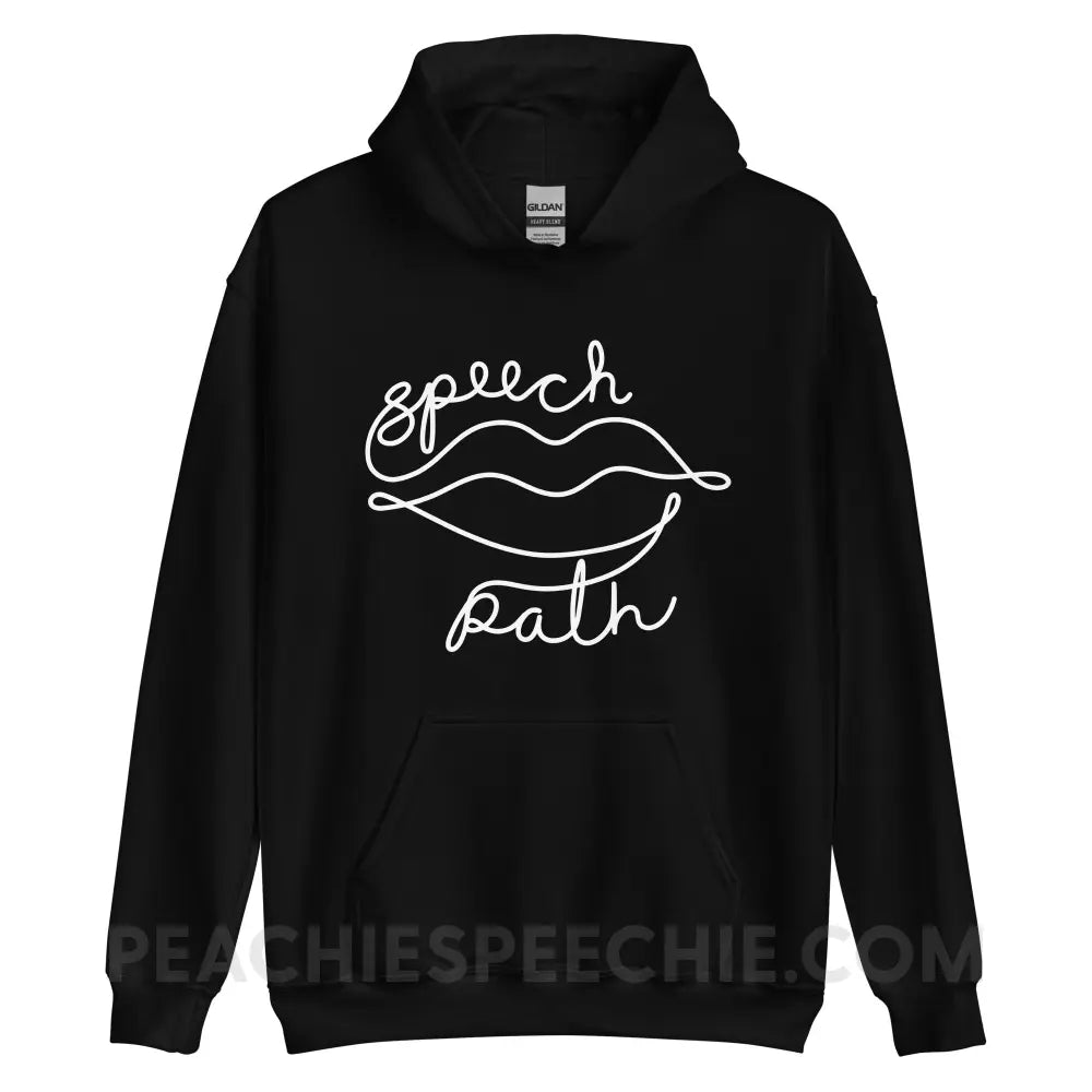 Speech Path Lips Classic Hoodie - Black / S - peachiespeechie.com