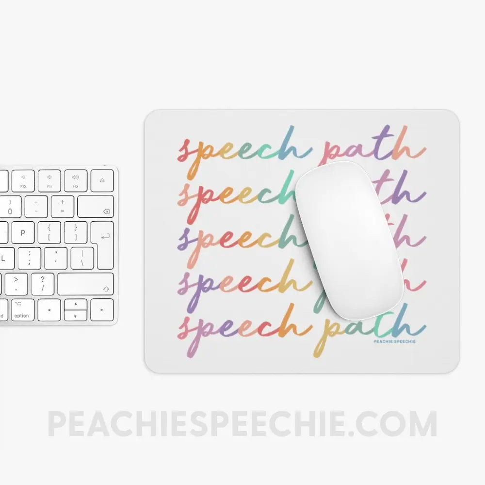 Speech Path Script Mouse Pad - Pads peachiespeechie.com