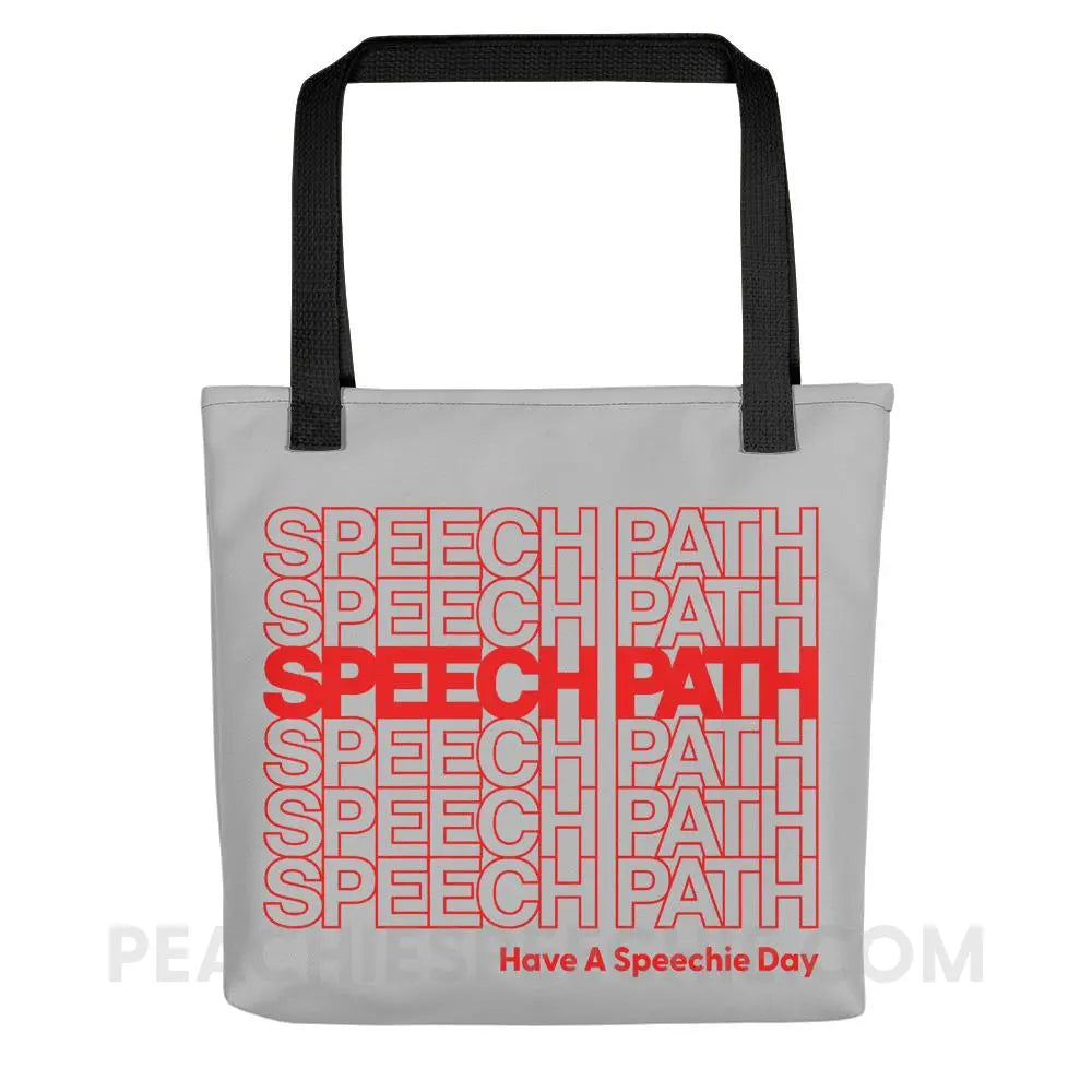 Speech Path Tote Bag - Black - Bags peachiespeechie.com