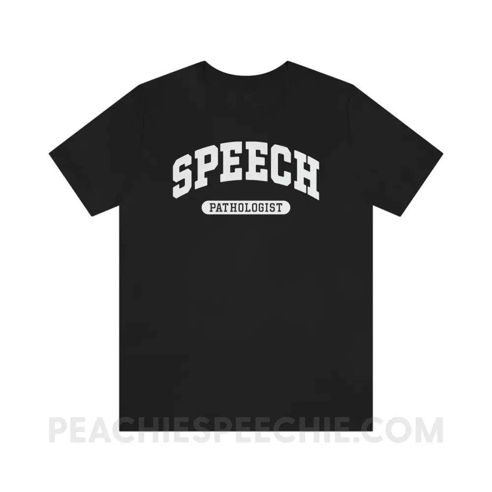 Speech Pathologist Arch Premium Soft Tee - Black / S - T-Shirt peachiespeechie.com