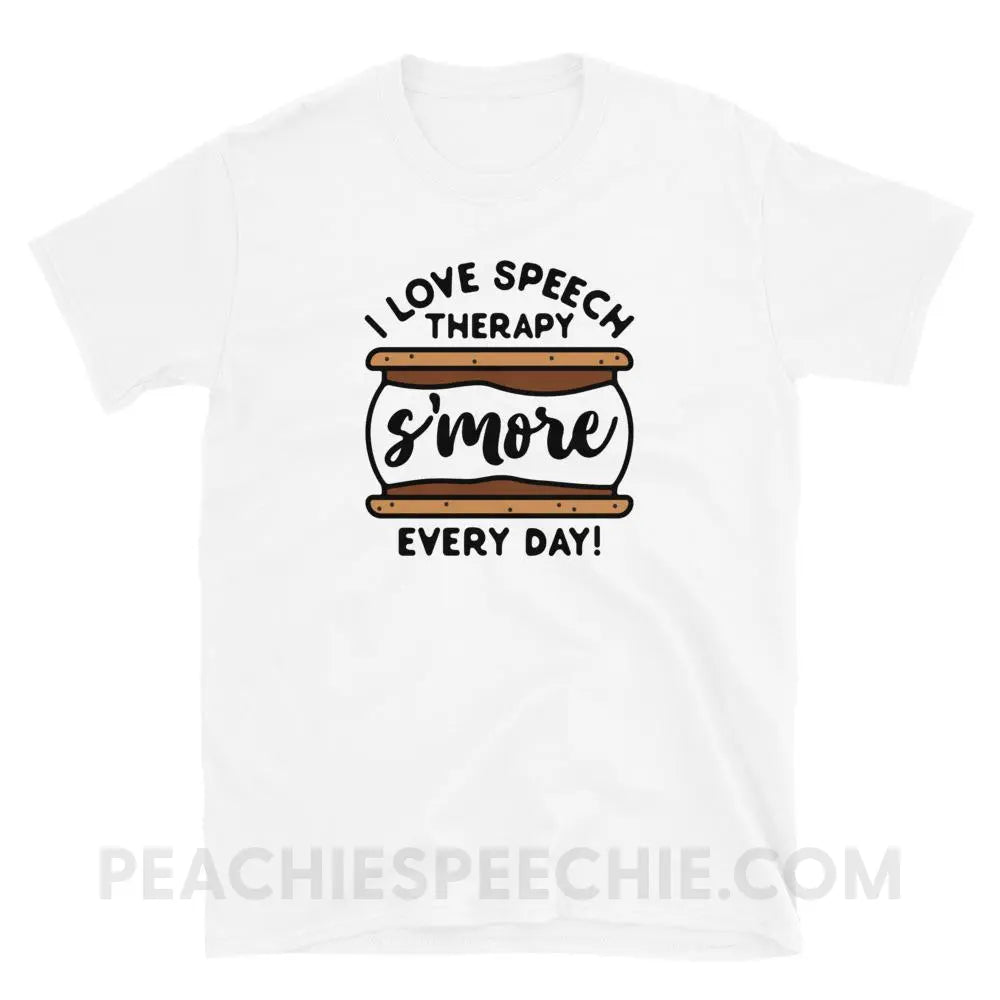 Speech S’more Classic Tee - White / S - T-Shirts & Tops peachiespeechie.com