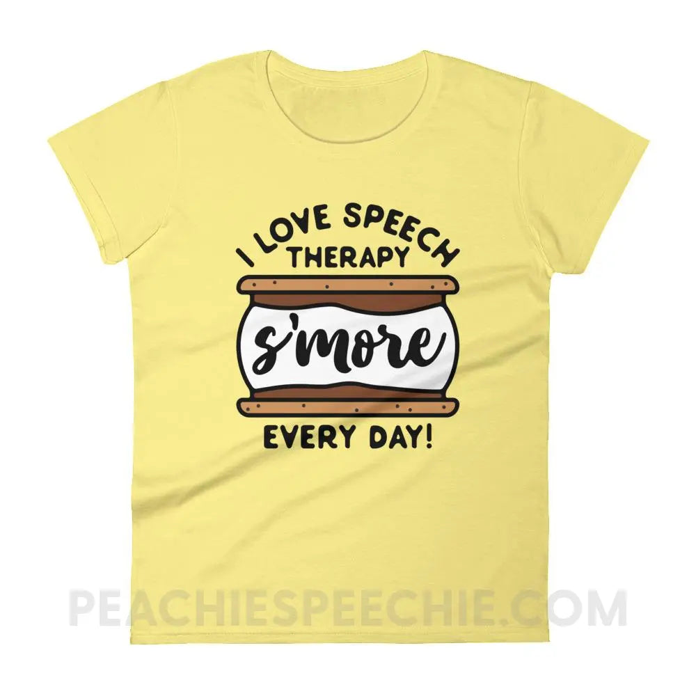 Speech S’more Women’s Trendy Tee - T-Shirts & Tops peachiespeechie.com