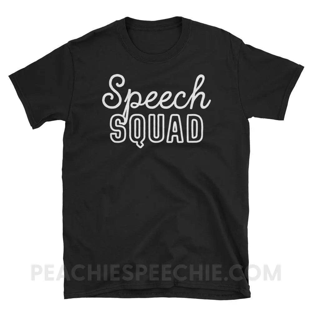 Speech Squad Classic Tee - Black / S - T-Shirts & Tops peachiespeechie.com