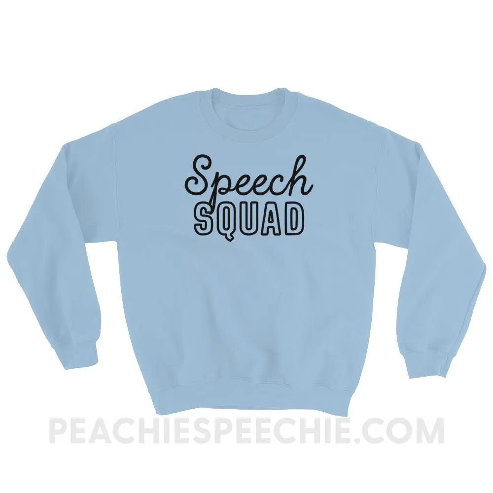 Speech Squad Classic Sweatshirt - Light Blue / S - Hoodies & Sweatshirts peachiespeechie.com