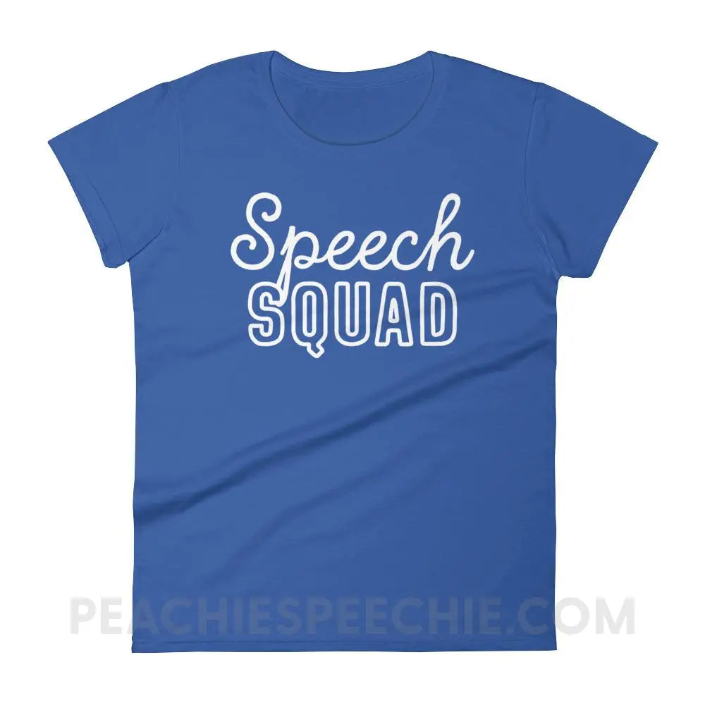 Speech Squad Women’s Trendy Tee - Royal Blue / S T-Shirts & Tops peachiespeechie.com