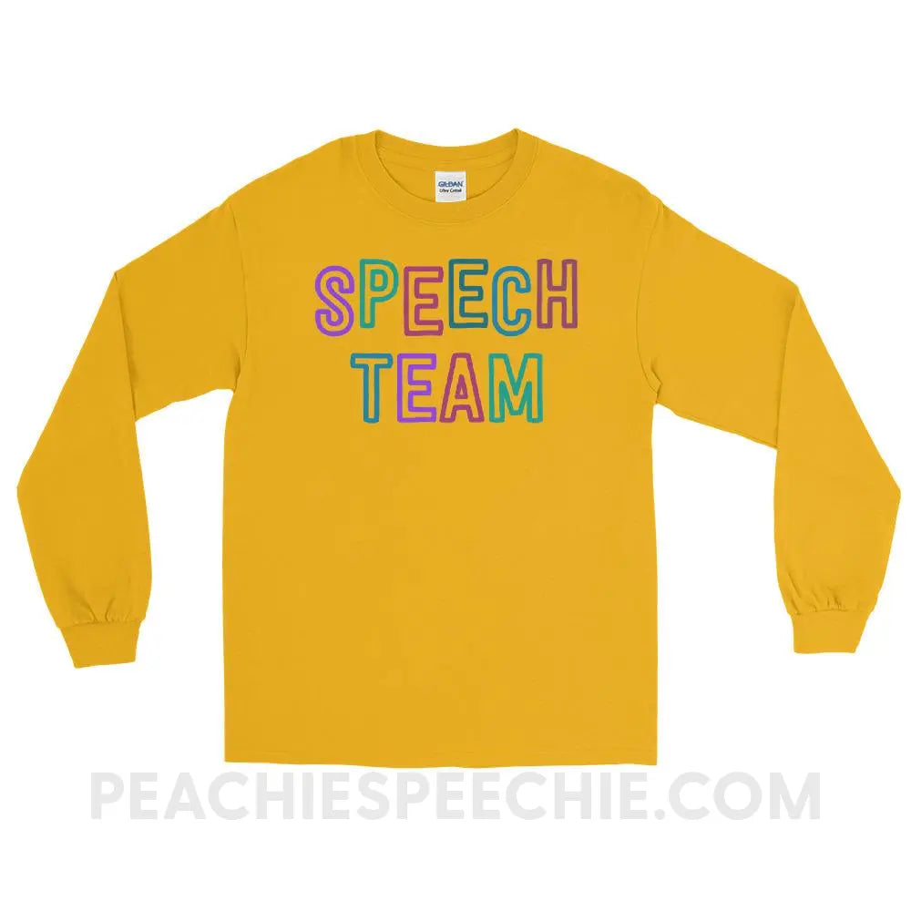 Speech Team Long Sleeve Tee - T-Shirts & Tops peachiespeechie.com