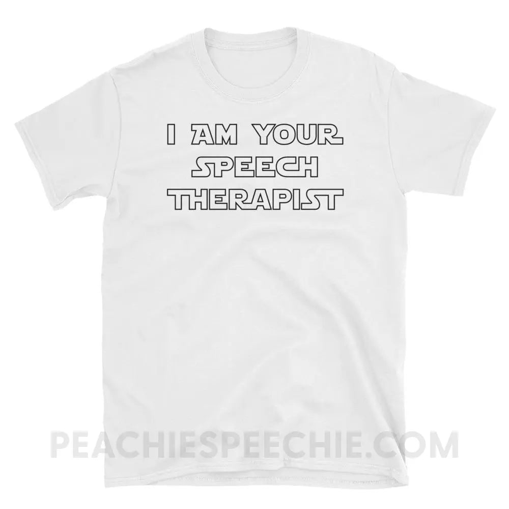 I Am Your Speech Therapist Classic Tee - White / S - T-Shirts & Tops peachiespeechie.com