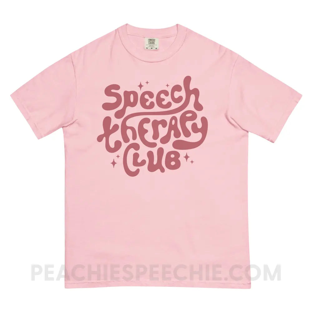 Speech Therapy Club Comfort Colors Tee - Blossom / S - peachiespeechie.com