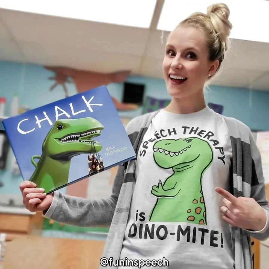 Speech Therapy is Dino-Mite Premium Soft Tee - T-Shirts & Tops peachiespeechie.com