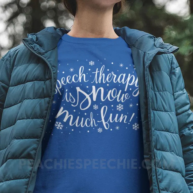 Speech Therapy is Snow Much Fun Classic Tee - T-Shirt peachiespeechie.com