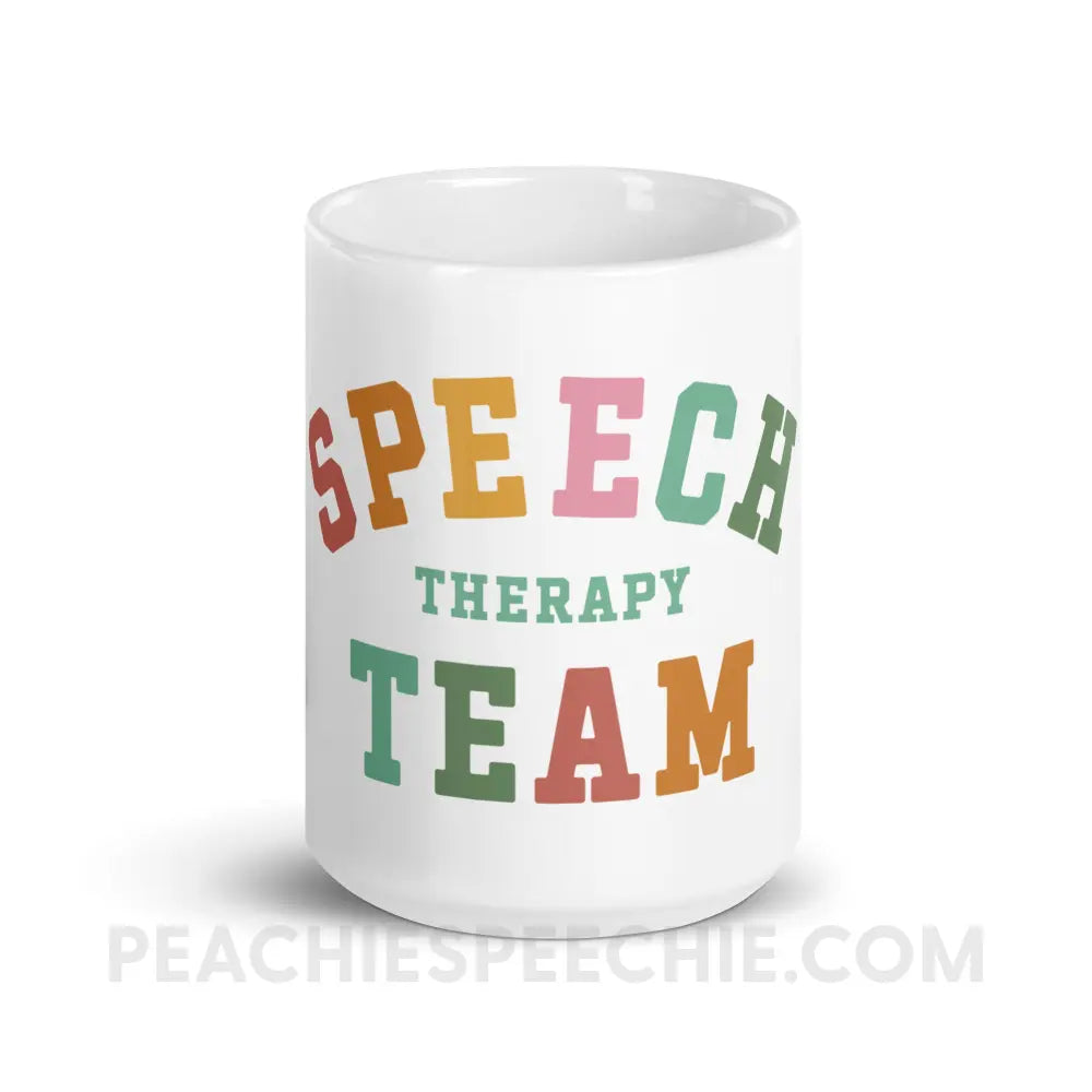Speech Therapy Team Coffee Mug - 15oz - peachiespeechie.com