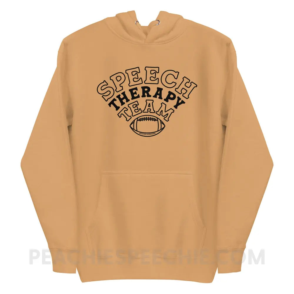 Speech Therapy Team Football Fave Hoodie - peachiespeechie.com