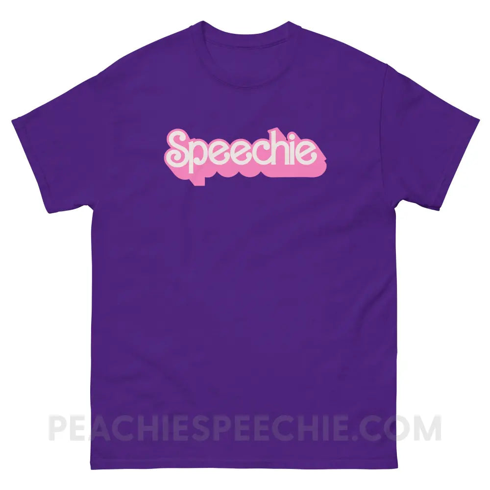 Speechie Doll Basic Tee - Purple / S - T-Shirt peachiespeechie.com