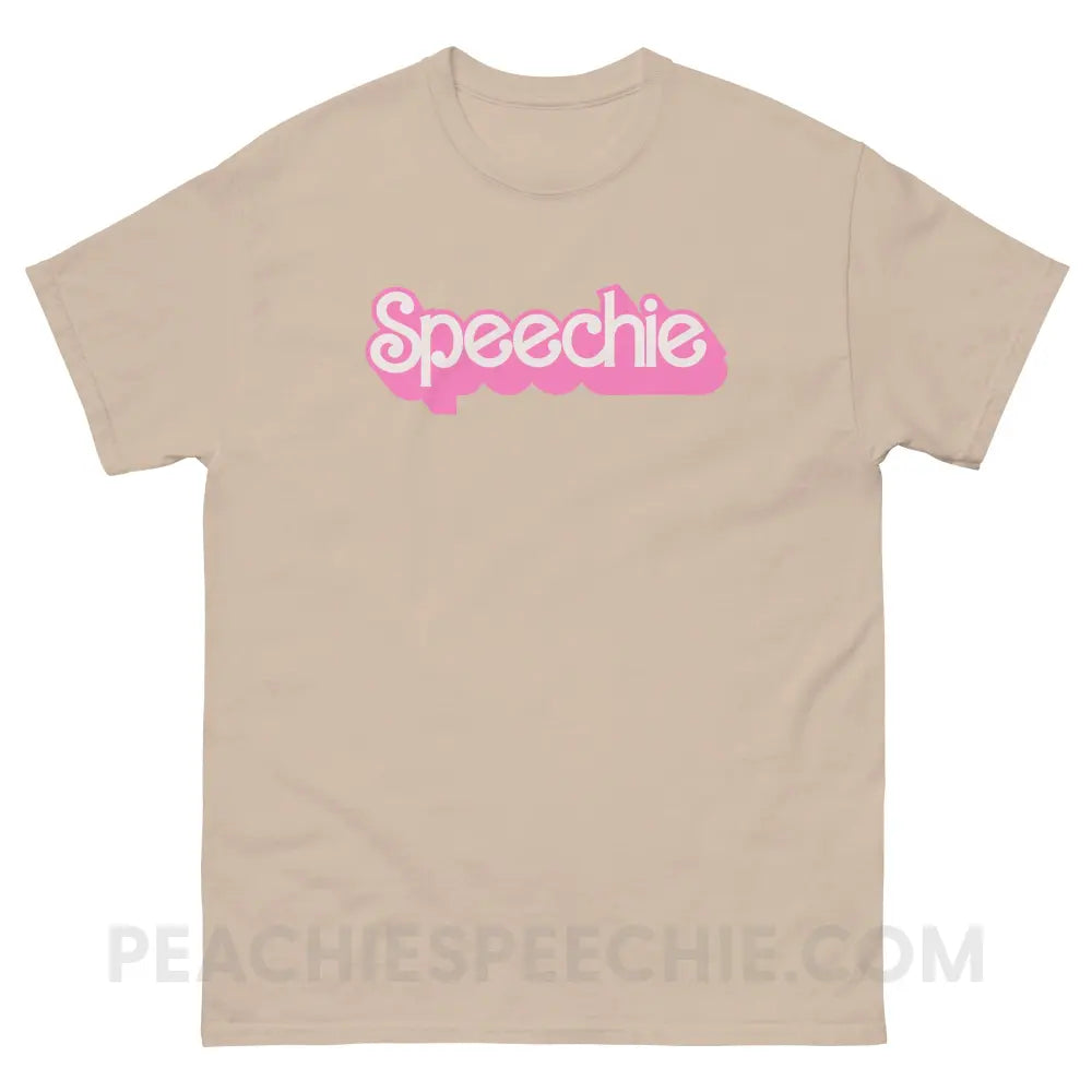 Speechie Doll Basic Tee - Sand / S - T-Shirt peachiespeechie.com