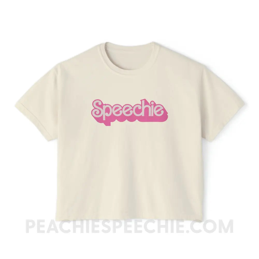 Speechie Doll Comfort Colors Boxy Tee - Ivory / XL - T-Shirt peachiespeechie.com