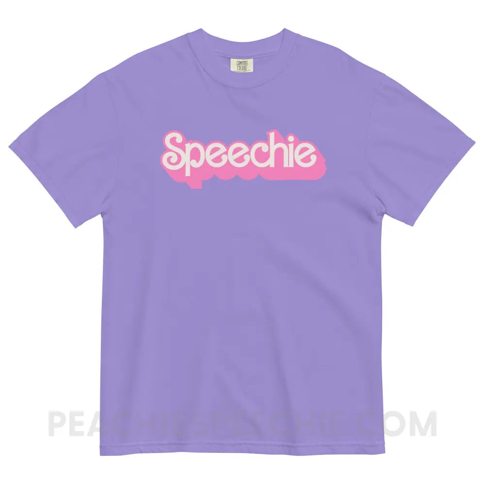Speechie Doll Comfort Colors Tee - Violet / S - peachiespeechie.com