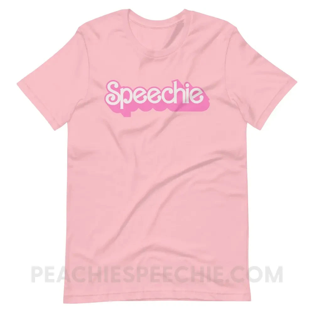 Speechie Doll Premium Soft Tee - Pink / S - peachiespeechie.com
